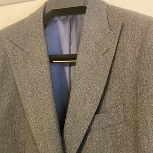 Suitsupply Washington Blazer Extra Slim Charcoal Herringbone 100% Wool 40R